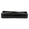 Chanel  Choco bar handbag  in black patent quilted leather - Detail D1 thumbnail