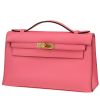 Bolsito de mano Hermès  Kelly - Clutch en cuero swift azalea pink - 00pp thumbnail