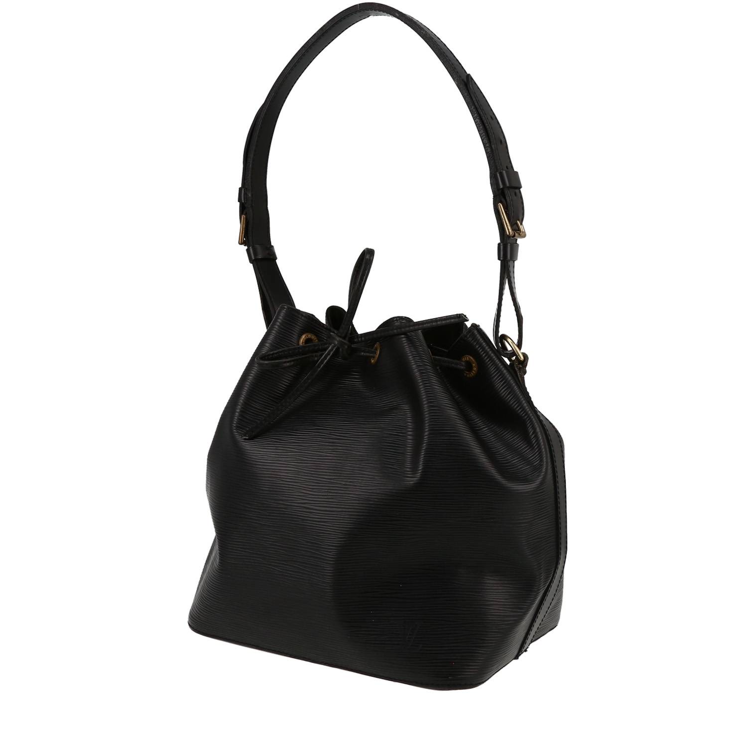 LOUIS VUITTON Epi Leather Petit Noe Black Shoulder Bag - Sale
