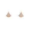 Bulgari Diva's Dream earrings in pink gold and diamonds - 00pp thumbnail