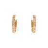 Cartier Love earrings in pink gold and diamonds - 00pp thumbnail