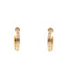 Cartier Love earrings in pink gold and diamonds - 360 thumbnail