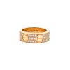 Cartier Love pavé ring in pink gold and diamonds - 00pp thumbnail