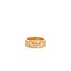 Cartier Love pavé ring in pink gold and diamonds - 360 thumbnail