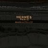 Bolso de mano Hermès  Vintage en cocodrilo negro - Detail D2 thumbnail