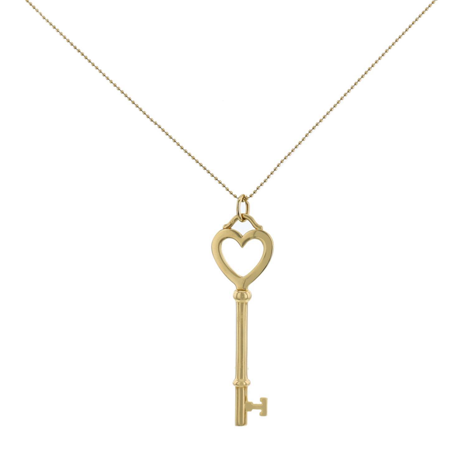 Return to Tiffany® Lovestruck Heart Tag Pendant in Silver and Rose Gold,  Medium | Tiffany & Co.