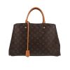 Bolso de mano Louis Vuitton  Montaigne en lona Monogram marrón y cuero natural - 360 thumbnail