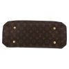 Louis Vuitton  Montaigne handbag  in brown monogram canvas  and natural leather - Detail D1 thumbnail