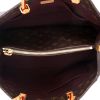 Louis Vuitton  Montaigne handbag  in brown monogram canvas  and natural leather - Detail D3 thumbnail