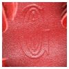 Porte-monnaie Goyard   en toile Goyardine rouge et cuir rouge - Detail D2 thumbnail