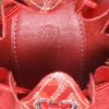 Porte-monnaie Goyard   en toile Goyardine rouge et cuir rouge - Detail D3 thumbnail