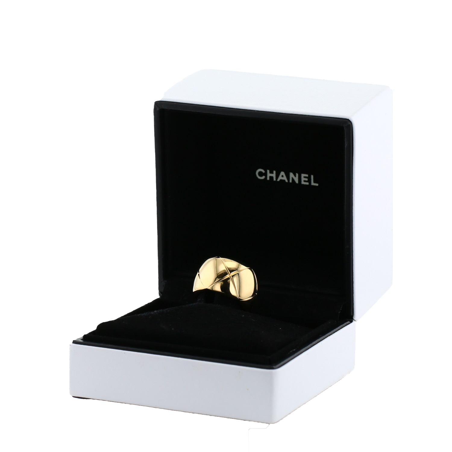 Chanel Coco Crush large model ring in yellow gold - Detail D3