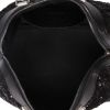 Louis Vuitton  Speedy Editions Limitées handbag  in black paillette  and black leather - Detail D3 thumbnail