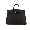 Hermès  Birkin 40 cm handbag  in ebene togo leather - 360 thumbnail