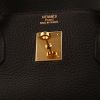 Bolso de mano Hermès  Birkin 40 cm en cuero togo ébano - Detail D2 thumbnail