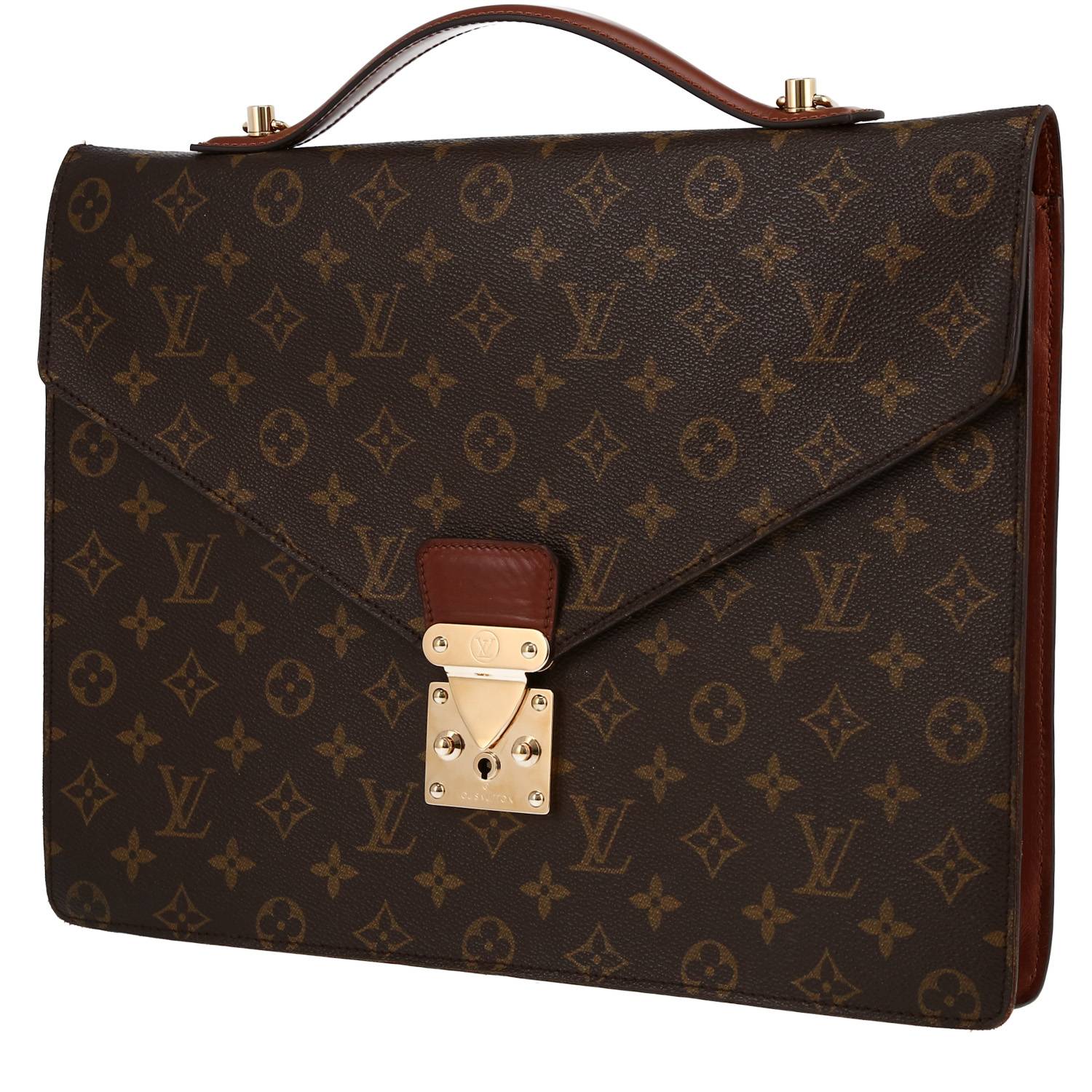 Louis Vuitton Porte Documents Voyage in Brown Monogram Canvas and