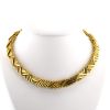 Vintage   1970's necklace in yellow gold - 360 thumbnail