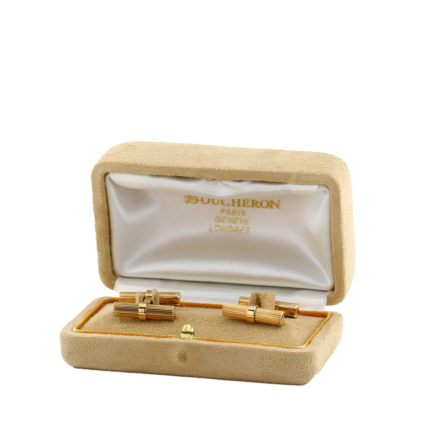 Boucheron  pair of cufflinks in yellow gold - Detail D2