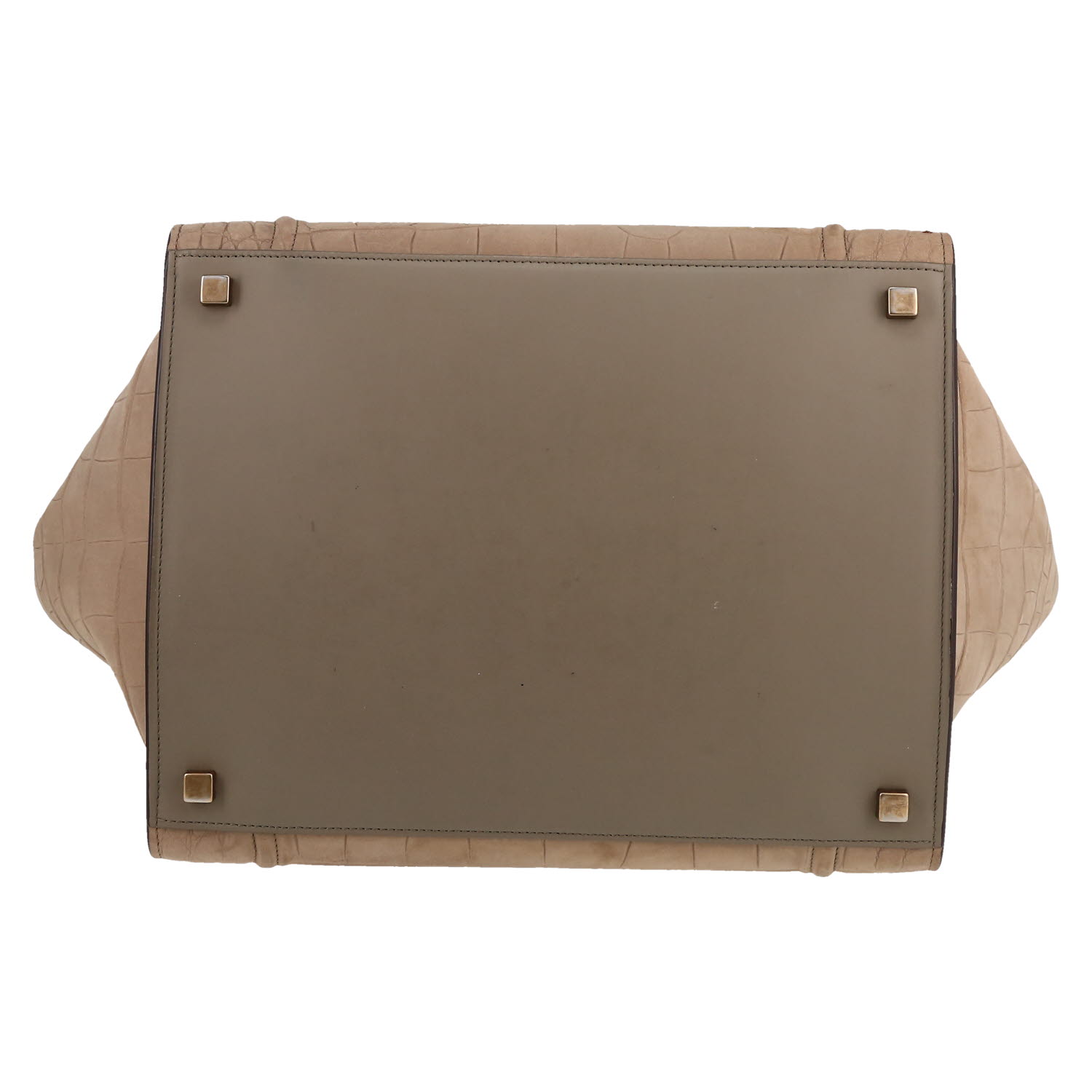 Borsa Celine  Phantom in pelle beige - Detail D1