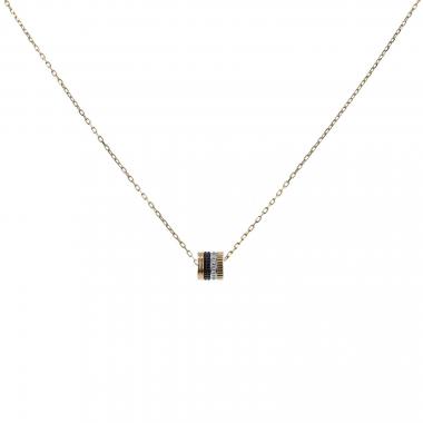 Ciondolo Boucheron Quatre Classique taglia S in 3 ori, diamanti e PVD