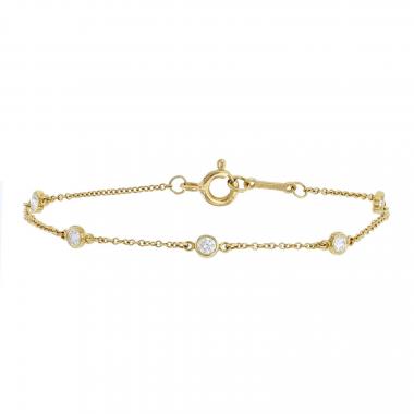 Brazalete Tiffany 
Co Diamonds By The Yard de oro amarillo y diamantes Brazalete Tiffany 
Co Diamonds By The Yard de oro amarillo y diamantes