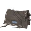 Prada  Etiquette shoulder bag  in grey leather - 00pp thumbnail