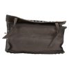 Prada  Etiquette shoulder bag  in grey leather - Detail D1 thumbnail