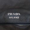 Prada  Etiquette shoulder bag  in grey leather - Detail D2 thumbnail
