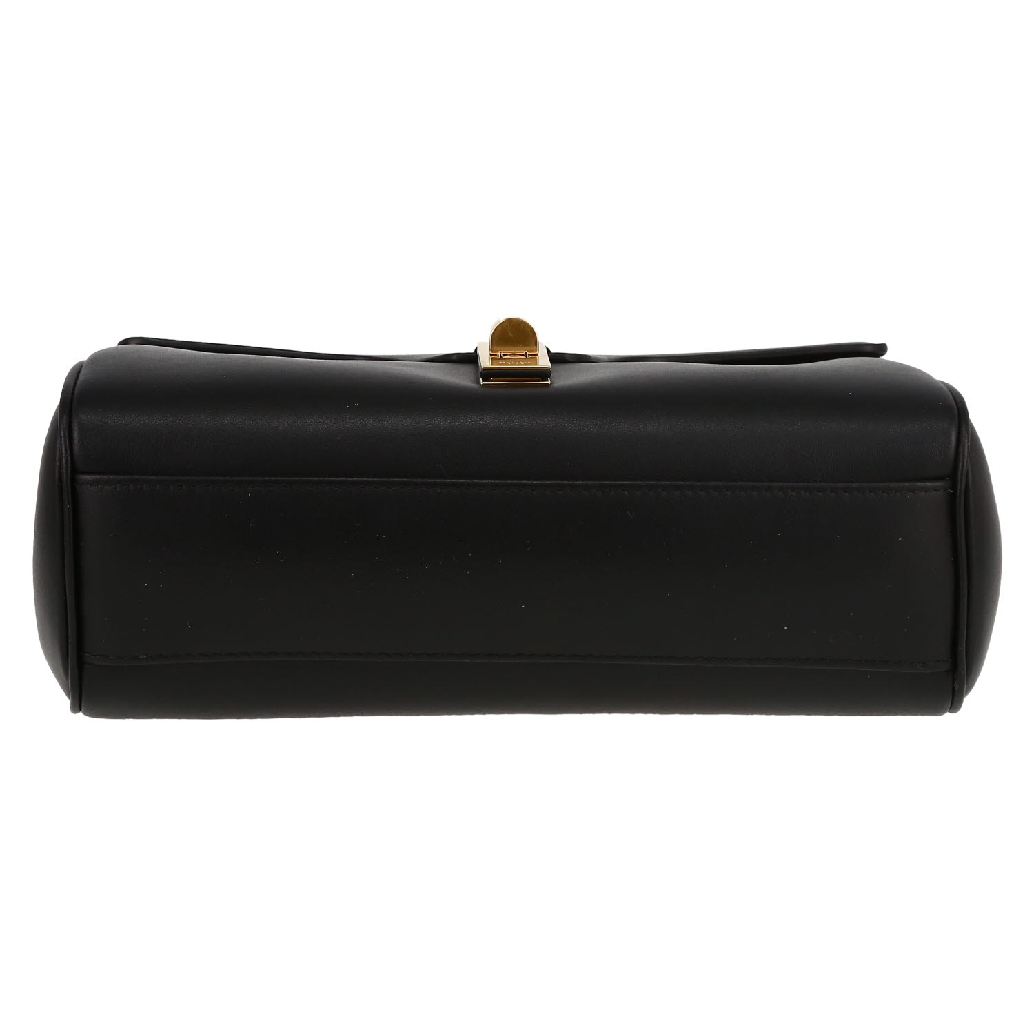Sac à main Celine  Soft Teen en cuir noir - Detail D1
