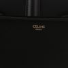 Sac à main Celine  Soft Teen en cuir noir - Detail D2 thumbnail