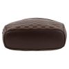 Louis Vuitton  Ipanema handbag  in ebene damier canvas  and brown leather - Detail D1 thumbnail
