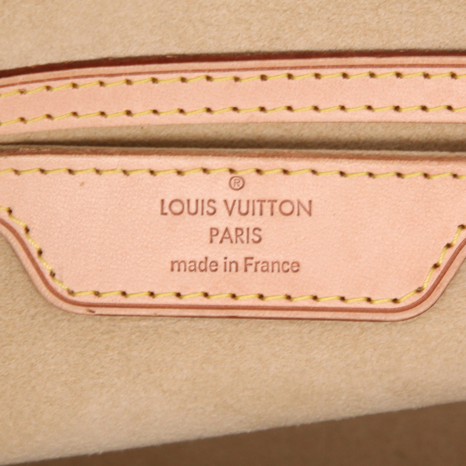 Louis Vuitton  Retiro handbag  in brown monogram canvas  and natural leather - Detail D2