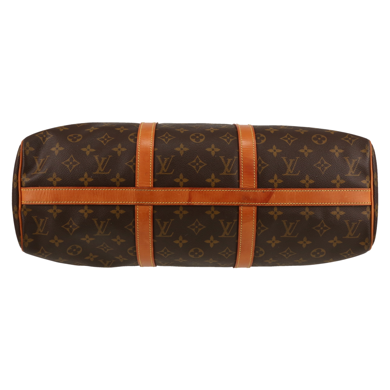 Sac de voyage Louis Vuitton  Flanerie en toile monogram et cuir naturel - Detail D1