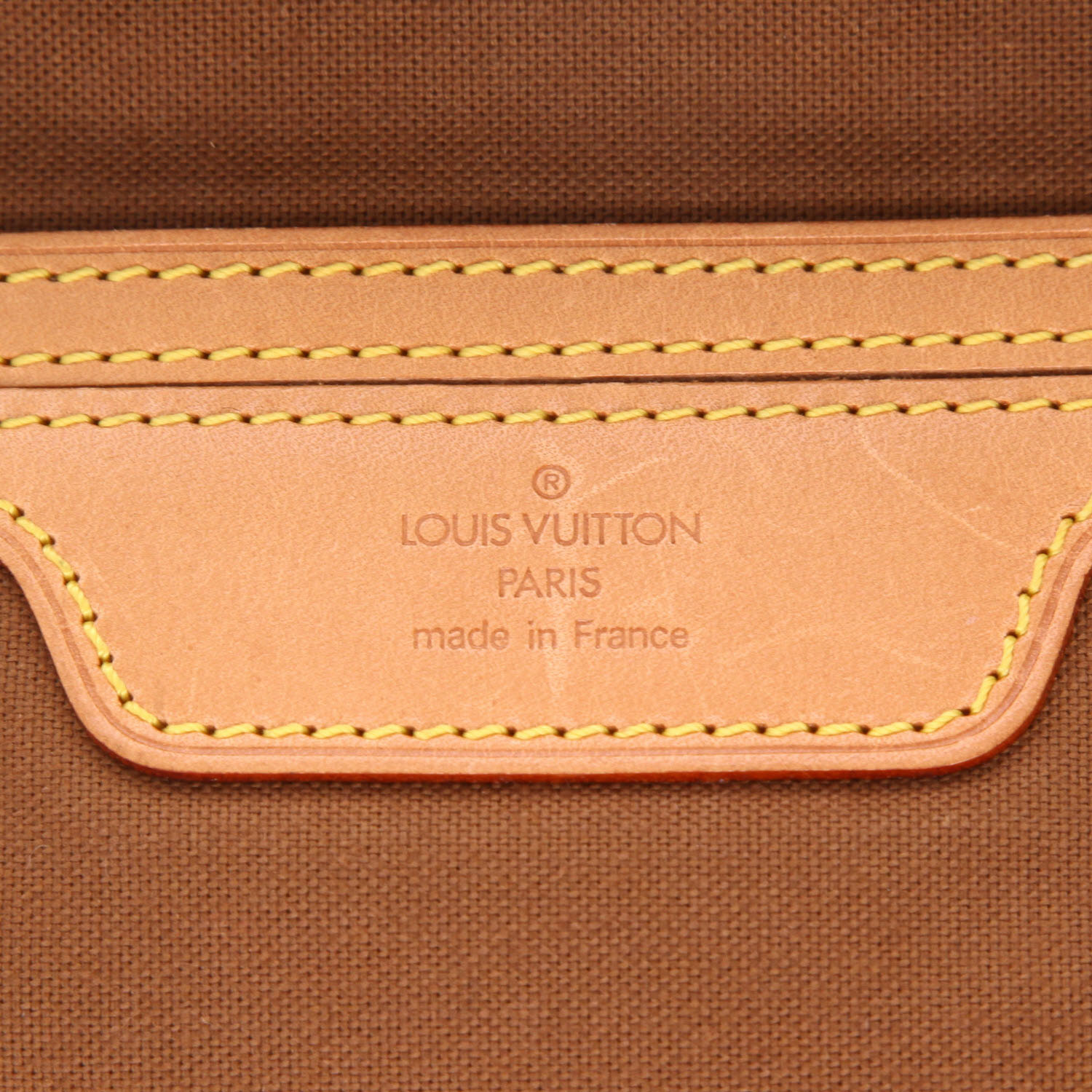 Sac de voyage Louis Vuitton  Flanerie en toile monogram et cuir naturel - Detail D2