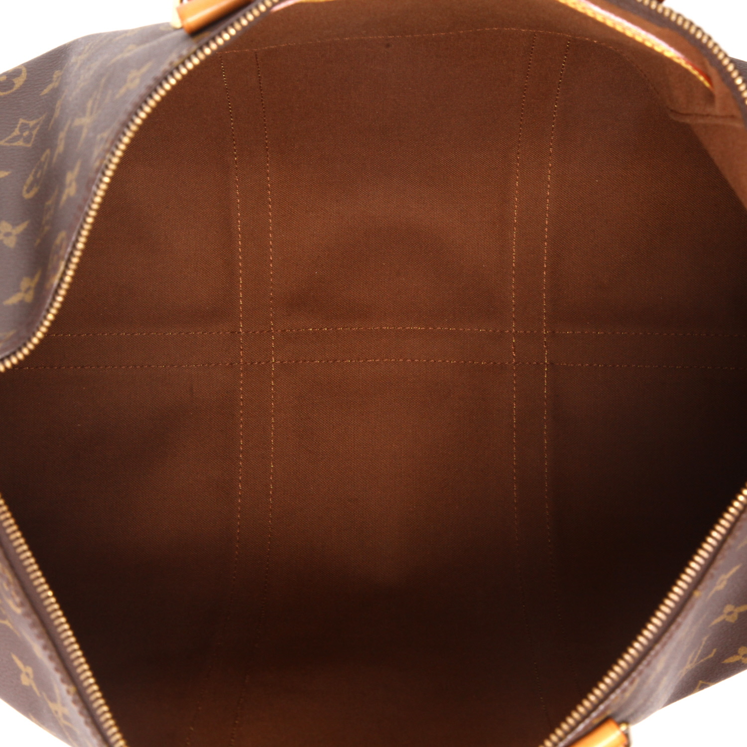 Borsa da viaggio Louis Vuitton  Flanerie in tela monogram e pelle naturale - Detail D3