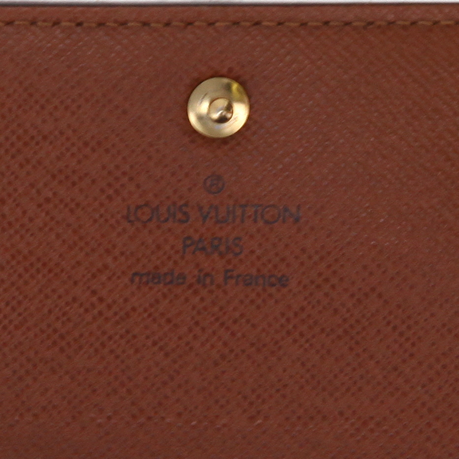 Porte-monnaie Louis Vuitton   en toile monogram - Detail D2