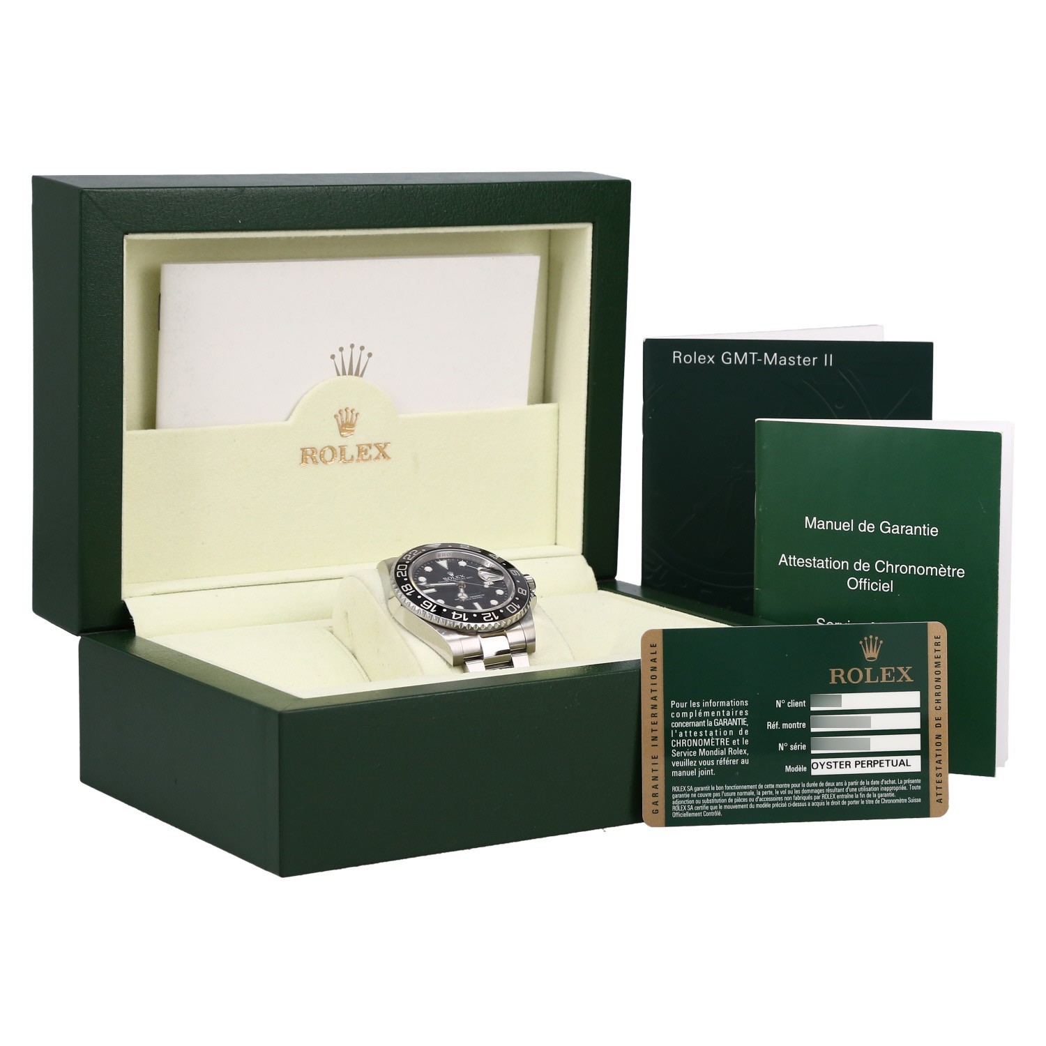 Montre Rolex GMT-Master II en acier Réf : Rolex - 116710 Vers 2012