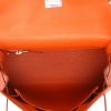 Hermès  Kelly 25 cm handbag  in orange epsom leather - Detail D3 thumbnail