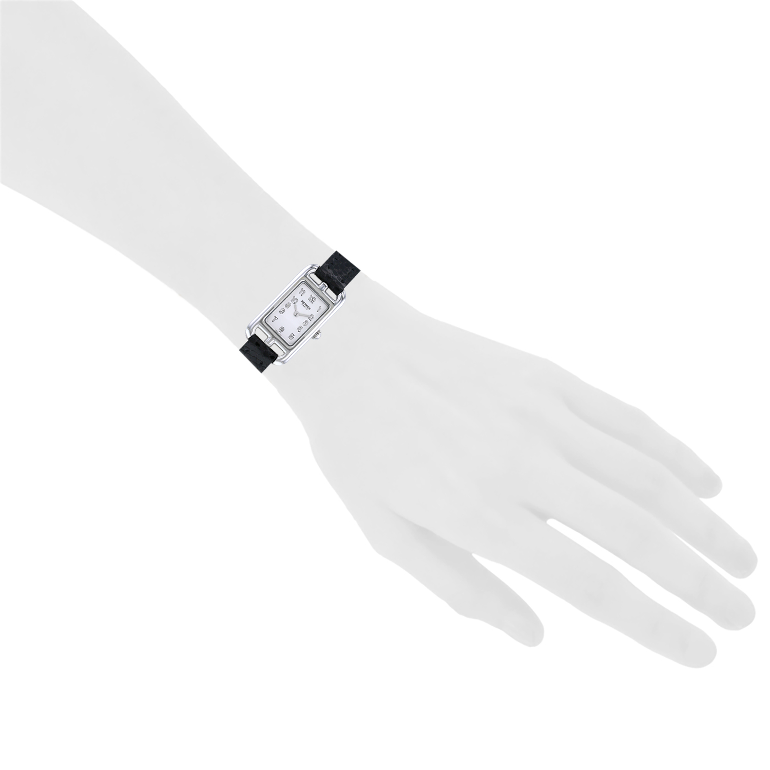 Orologio Hermès Cape Cod Nantucket in acciaio Ref: Hermès - NA2.110  Circa 2010 - Detail D1