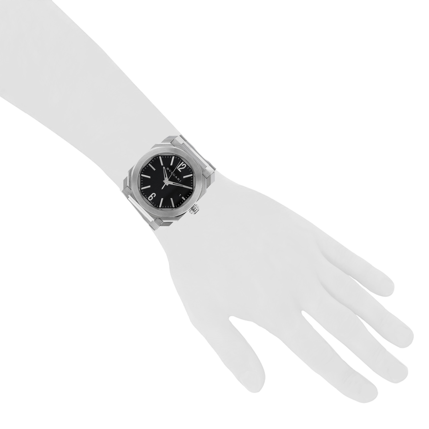 Reloj Bulgari Octo de acero Ref: Bulgari - BG038S  Circa 2014 - Detail D1