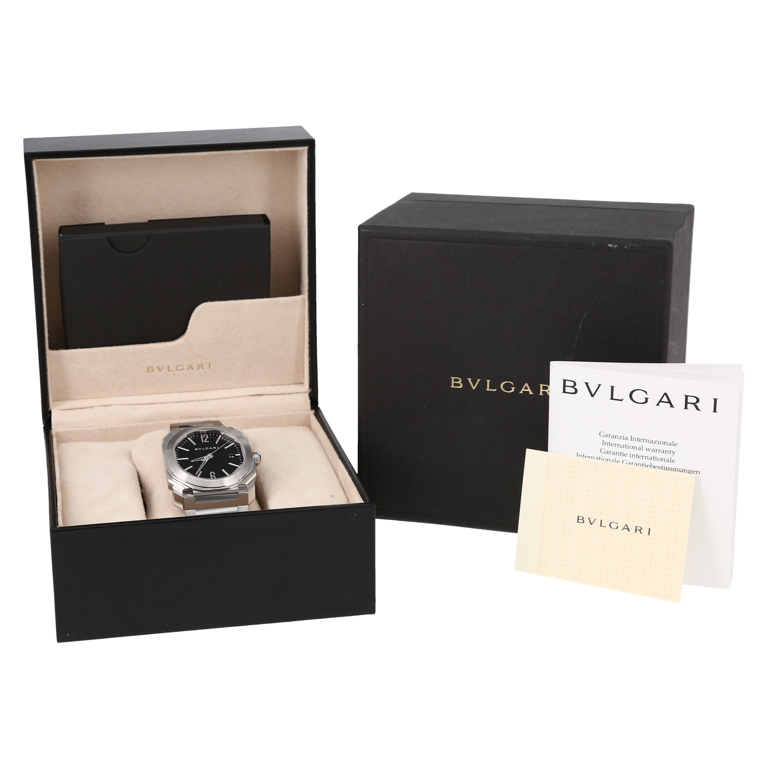 Bulgari Octo  in stainless steel Ref: Bulgari - BG038S  Circa 2014