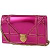 Dior  Diorama shoulder bag  in pink patent leather - 00pp thumbnail