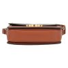 Celine  Triomphe Teen shoulder bag  in brown "Triomphe" canvas  and brown leather - Detail D1 thumbnail