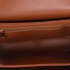Celine  Triomphe Teen shoulder bag  in brown "Triomphe" canvas  and brown leather - Detail D3 thumbnail