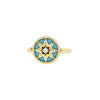 Bague Dior Rose des vents en or jaune, turquoise et diamant - 00pp thumbnail