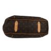 Louis Vuitton  Galliera handbag  in brown monogram canvas  and natural leather - Detail D1 thumbnail