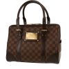 Sac à main Louis Vuitton  Berkeley en toile damier ébène et cuir marron - 00pp thumbnail