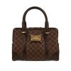 Sac à main Louis Vuitton  Berkeley en toile damier ébène et cuir marron - 360 thumbnail