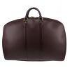 Porta abiti Louis Vuitton  Porte-habits in pelle taiga plum - Detail D3 thumbnail