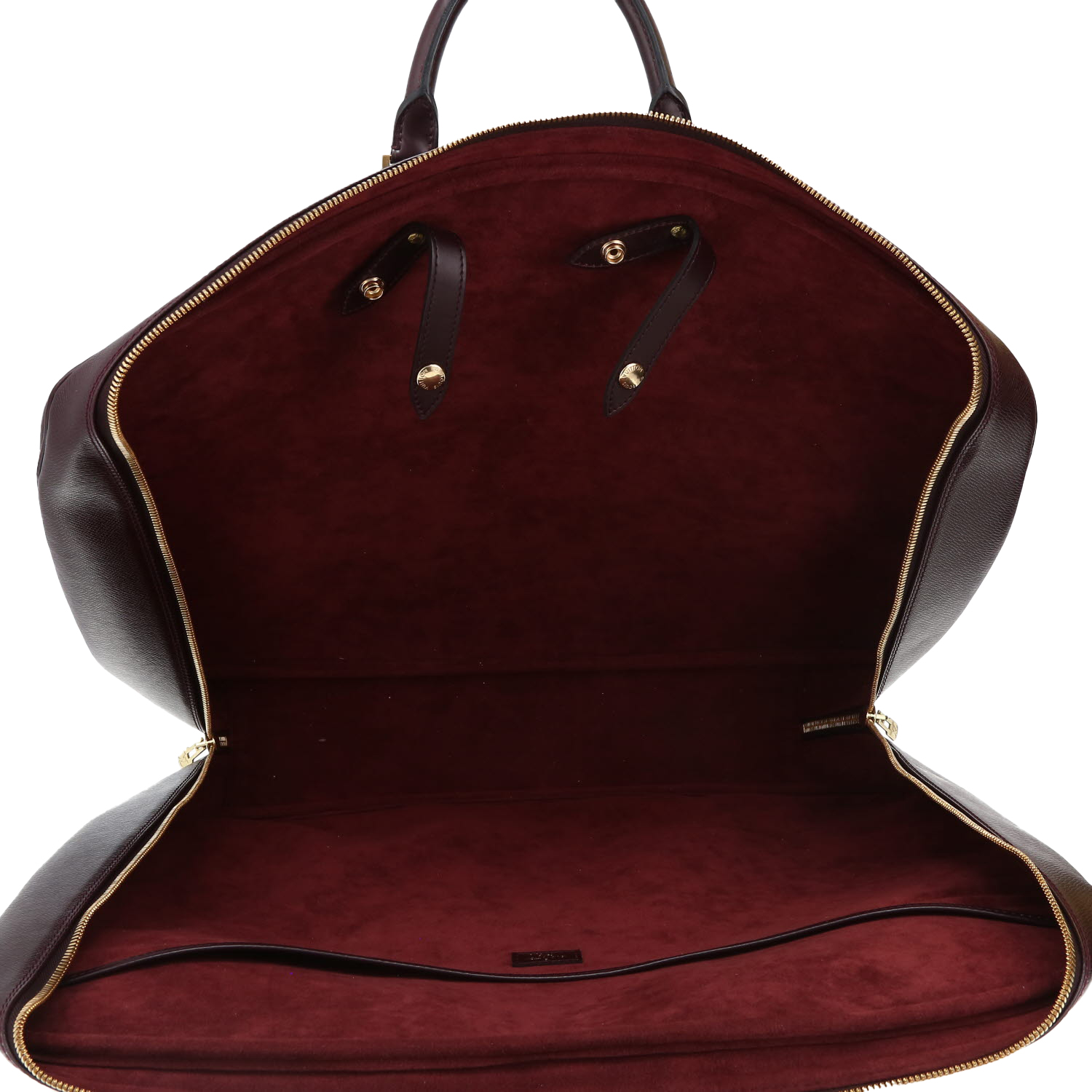 Louis Vuitton  Porte-habits clothes-hangers  in plum taiga leather - Detail D4